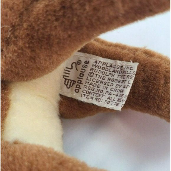 VTG Applause Rudolph the Red Nosed Reindeer 10" Plush Stuffed Christmas R.L. May - Picture 7 of 8